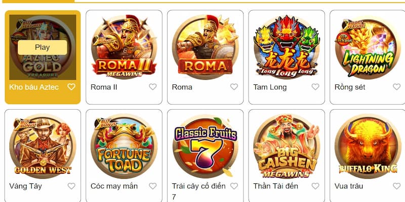 Đa dạng các sản phẩm game