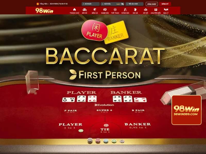 Baccarat 98win